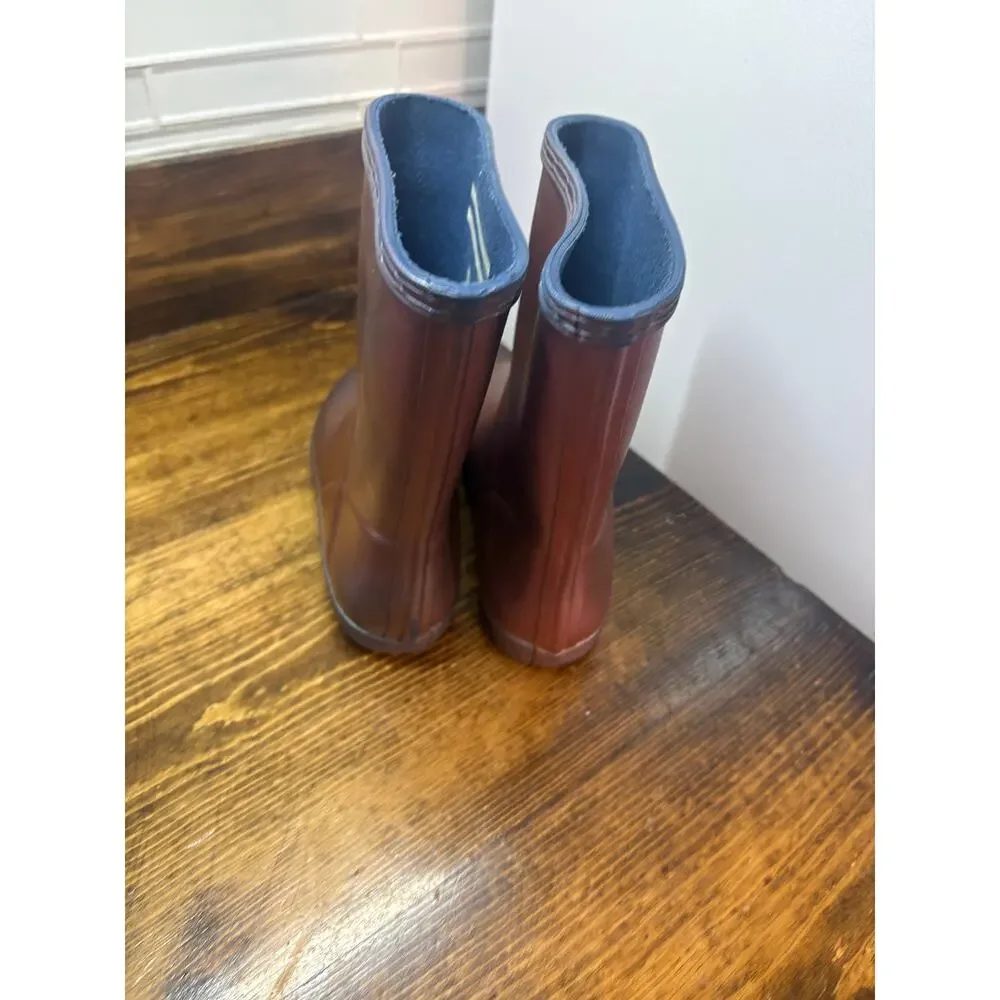 Hunter Purple Shimmer Rain Boots‎ Girls Size 11